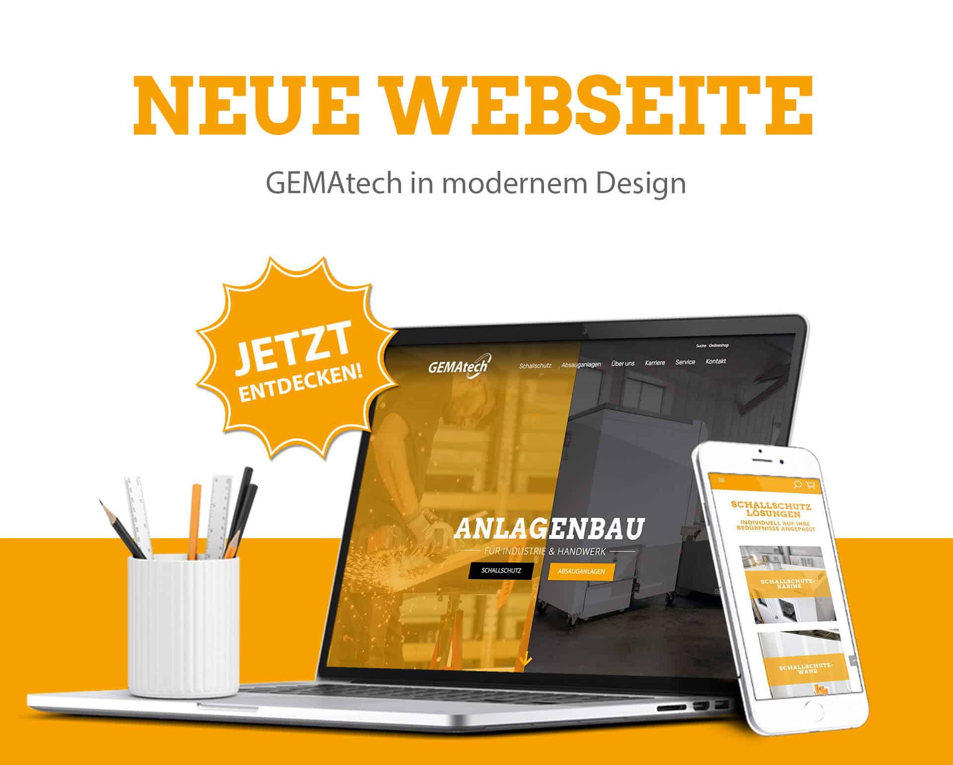 Neue-Webseite-Mockup Abfüllbehälter als Späneaustragung von GEMAtech
