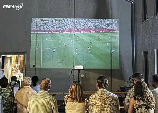 Bild vom WM-Fußballspiel beim Sommerfest 2026 von GEMAtech