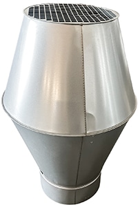 Cappa deflettrice DN400