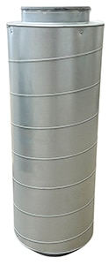 Silenziatore a spirale per condotto DN250