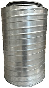 spiral duct silencer DN300 spiral duct silencer DN300